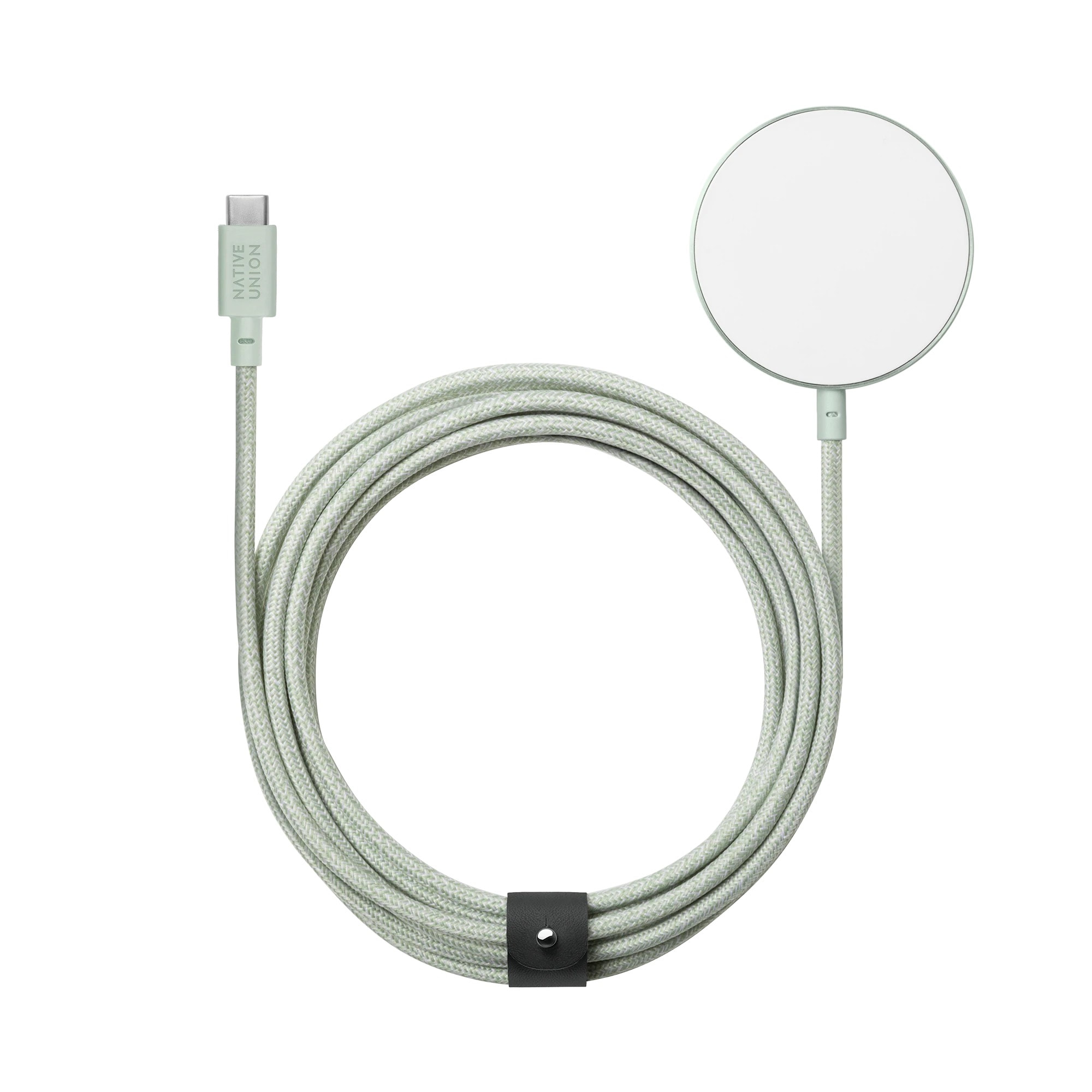 Chargeur magnétique sans fil Native Union avec câble USB-C 3 m Noir Cosmos  pour iPhone 12/13